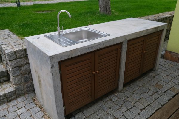 Exterior Cabinet Installation in Boerne
